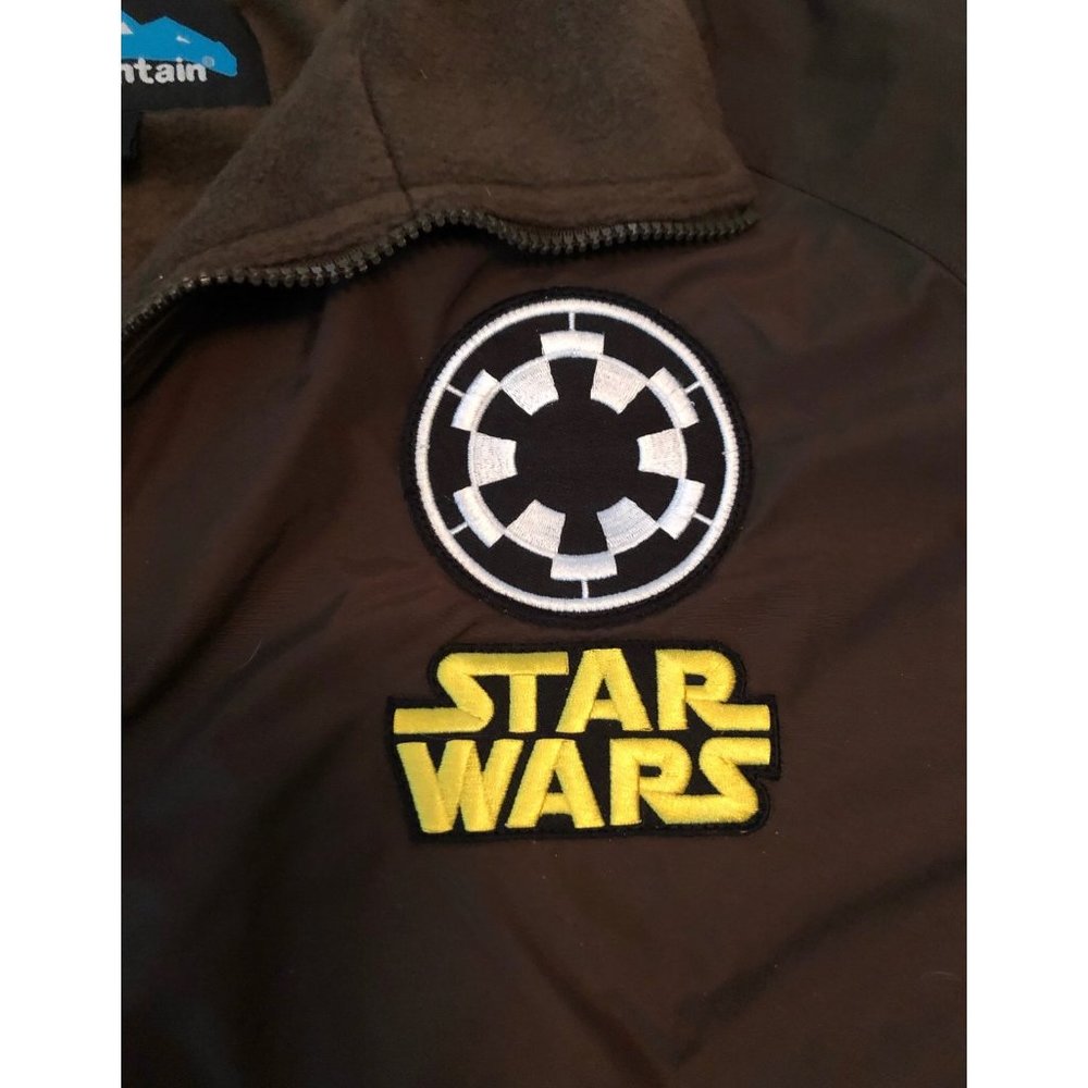 tri mountain brown size XL full zip star wars jacket - Picture 4 of 8